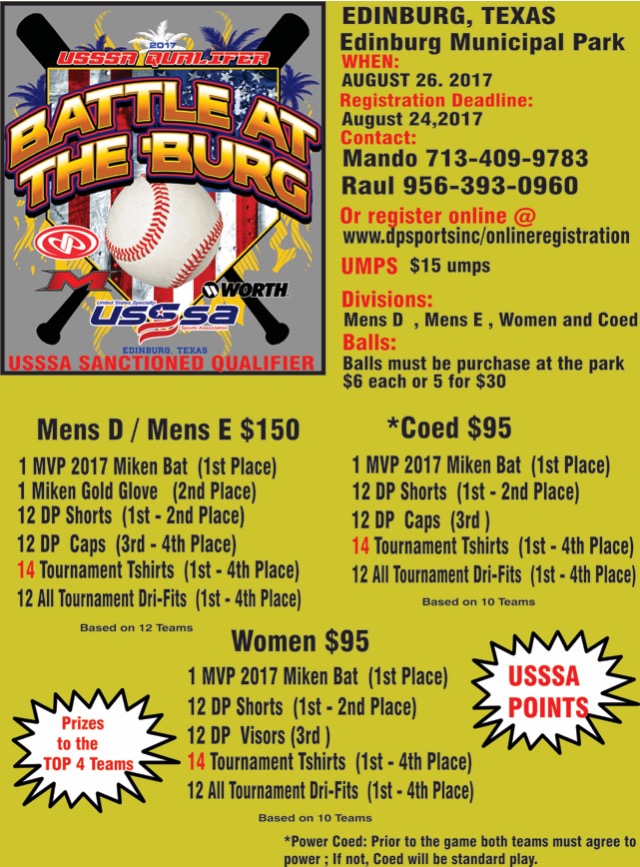 DP Sports Inc. Houston Double Play Softball Houston Texas Softball